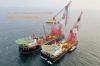 grab floating crane barge transshipment crane vessel crane ship sale buy purchase ukraine china russ