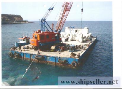 Floating Crane MCK 90 Tons for Sale or Charter