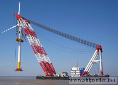 sheer-leg Floating Crane for sell sale supply manufacturer sheer leg floating crane barge
