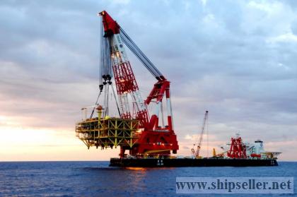 cheap sell&charter floating crane barge 100t to 5000t (sheer-leg and full revolving) floating crane