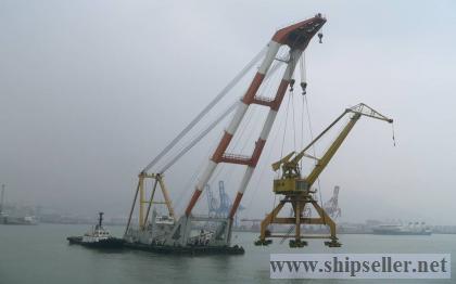 floating crane 400t 500t 600t crane barge