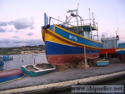 Small Wooden Fishing Vessel 