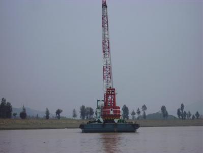 180t floating crane