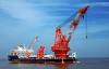 Australia floating crane barge crane vessel ship supply rent sell sale charter