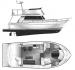 39' Mainship 350/390 Trawler Twin Diesel 1997
