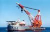sell floating crane barge 60t 70t 80t used crane barge 60 ton 70 ton 80 ton