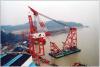 100t floating crane barge 100t used crane barge 100 ton