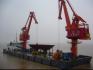 Iron Ore Transshipment Vessel for sale sand coal floating crane barge grab floating crane vessel