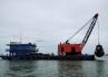 indonesia clamshell dredger grab dredger 3cbm to 50cbm china japan Thailand vietnam Philippines mala