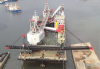 2014Blt,Class Rina,111m Non Propeller Pontoon Cargo Crane Barge  for Sale